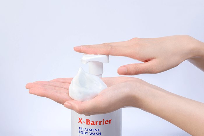 ポンプを押すだけ